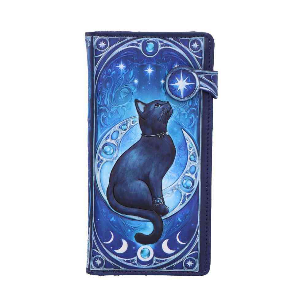 Nemesis Now - Feline Constellation Embossed Purse 18.5cm Ladies wallet - Multicolours